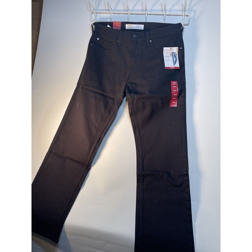 Levi Signature Gold Relaxed Flex Fit Men’s Black 33/32 0499